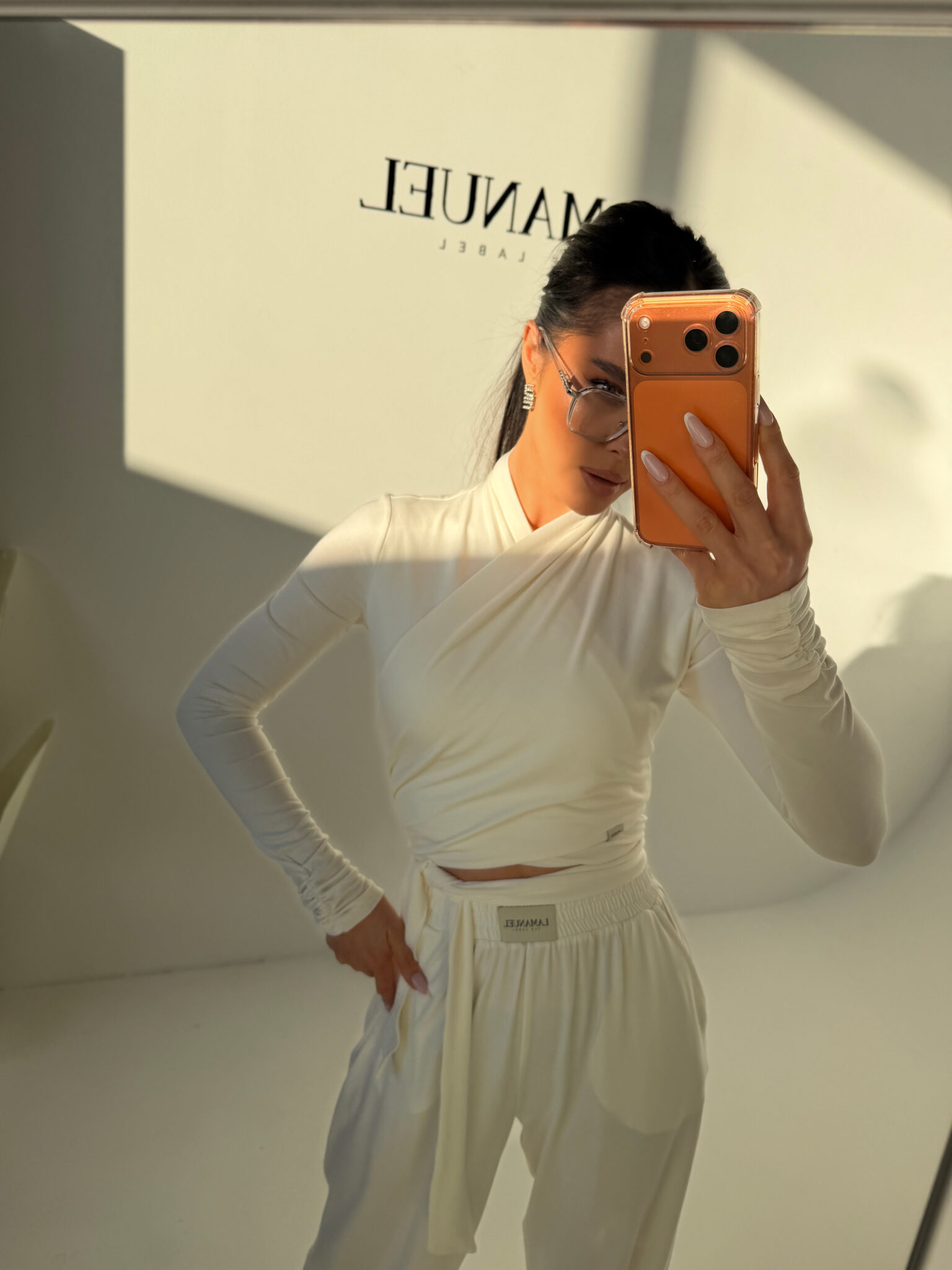 Top RIOT ecru - obrazek 5