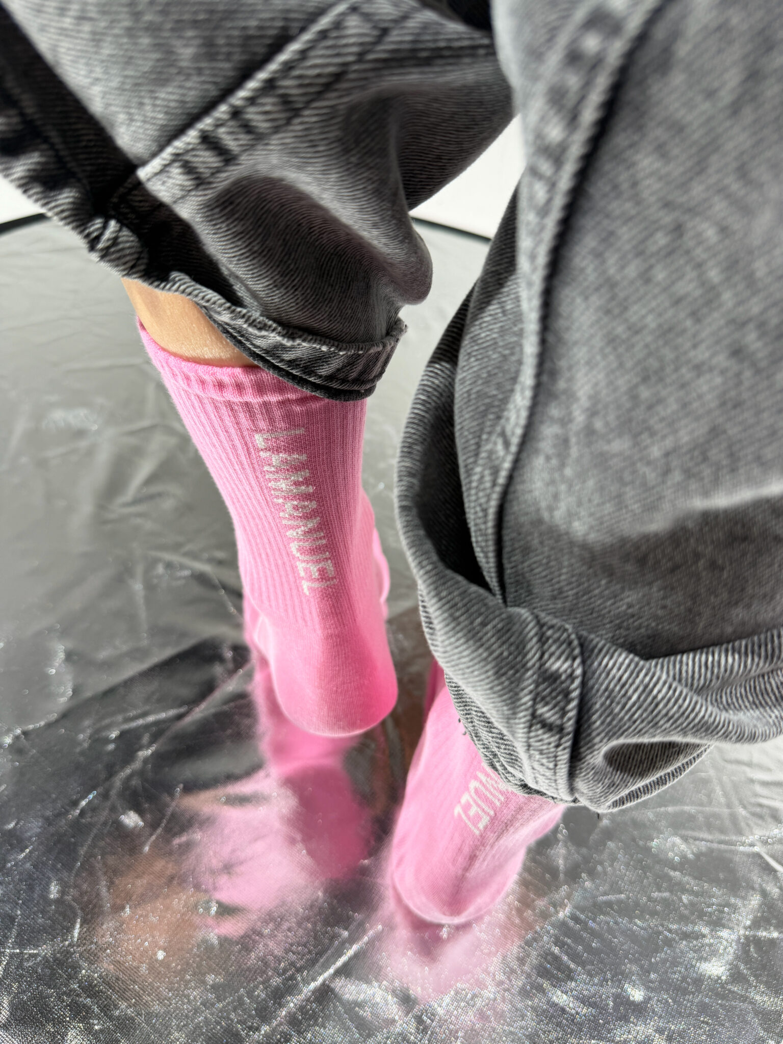 Skarpety EDIT baby pink