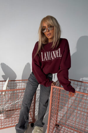 Bluza CREATIVE bordo