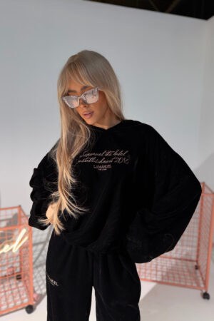 Bluza NUIT czarna - obrazek 4