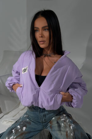 Kurtka BLOOM lila - obrazek 4