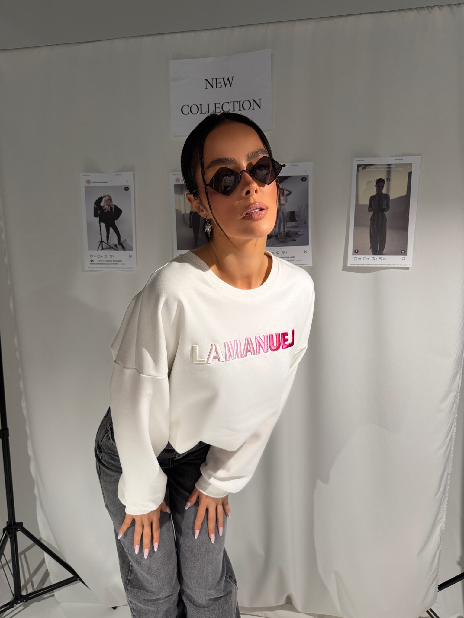 Bluza OMBRE ecru - obrazek 6