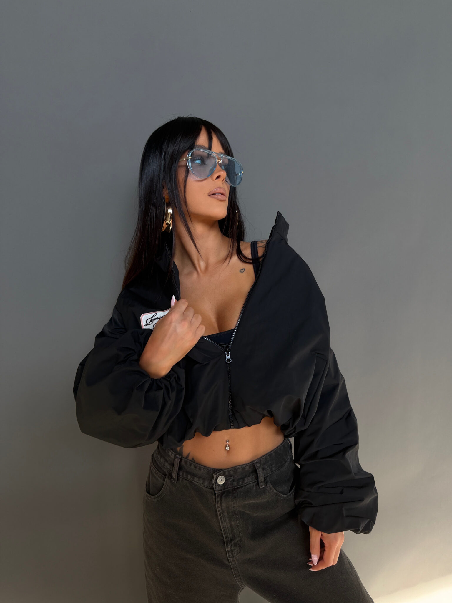 Kurtka BLOOM czarna - obrazek 8