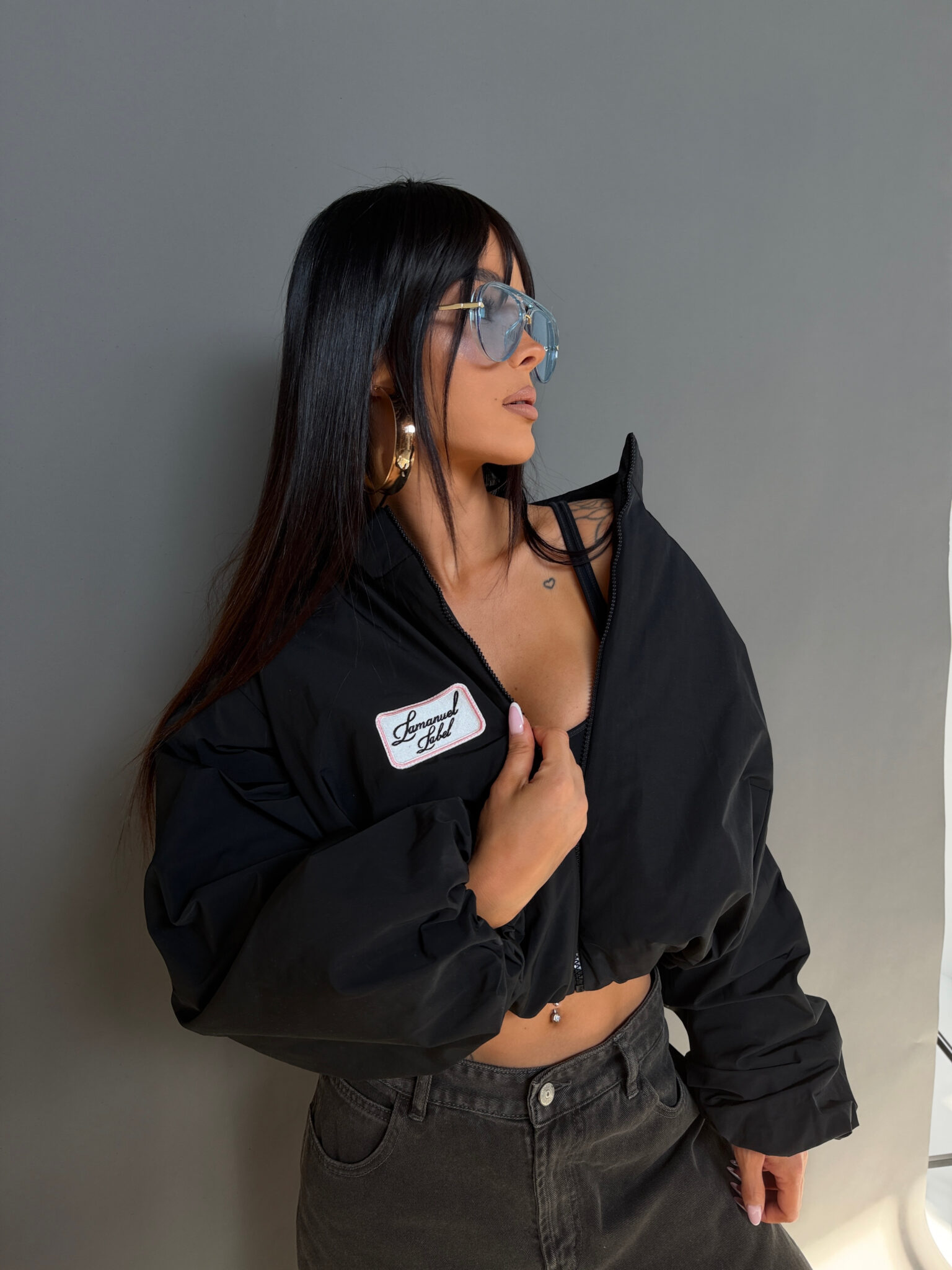 Kurtka BLOOM czarna - obrazek 7