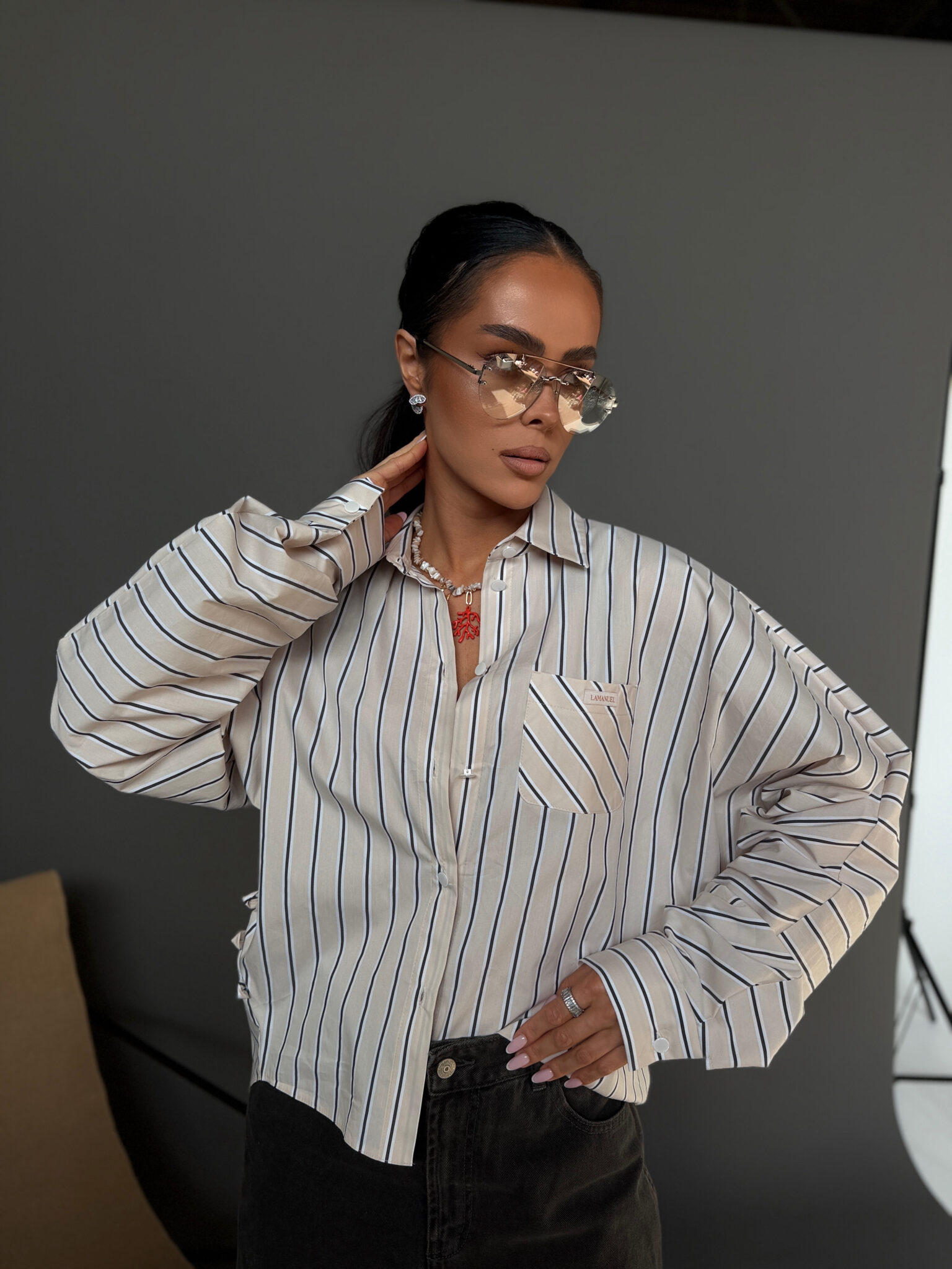 Koszula WHISPER beż - obrazek 12