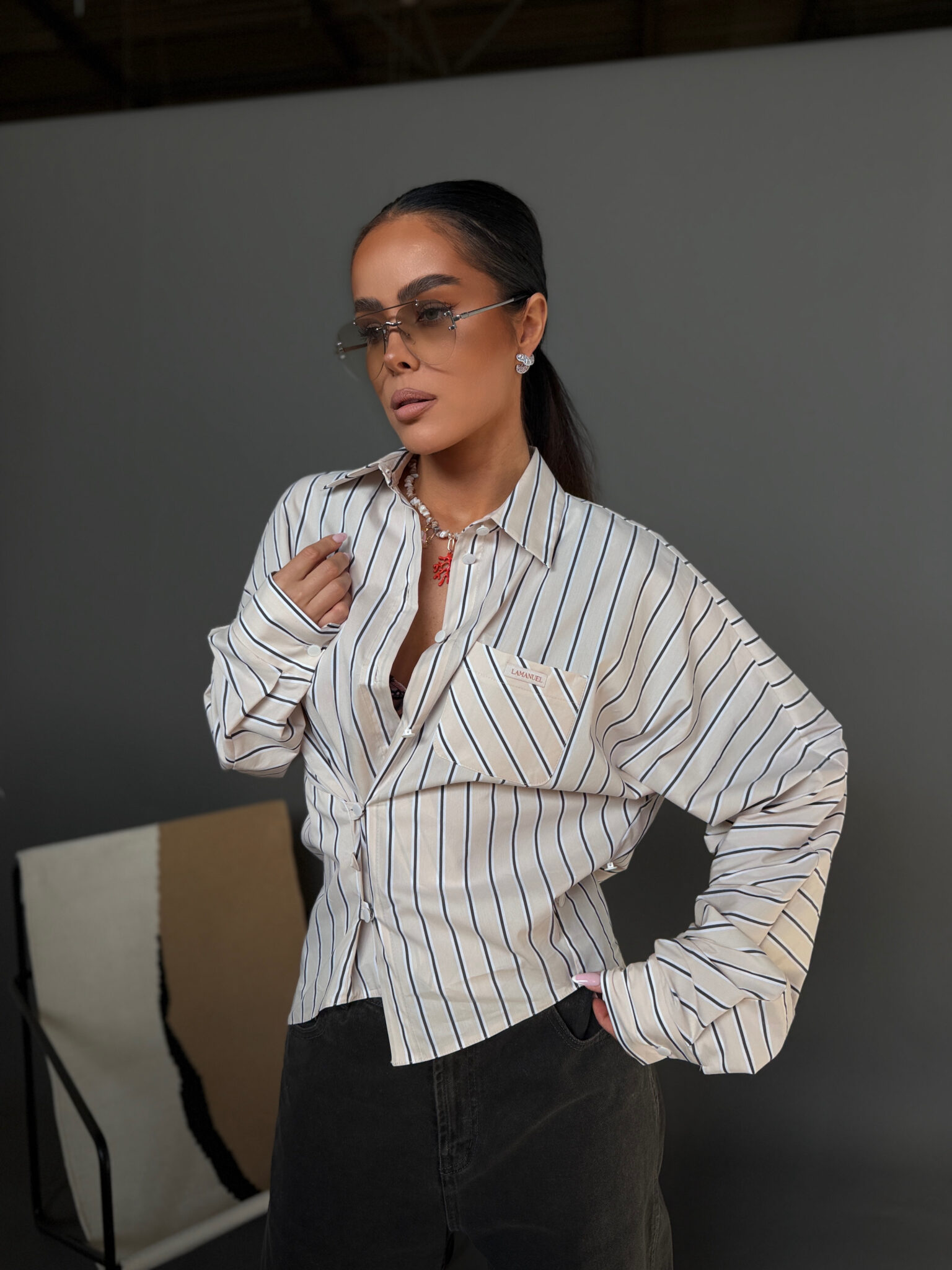 Koszula WHISPER beż - obrazek 9