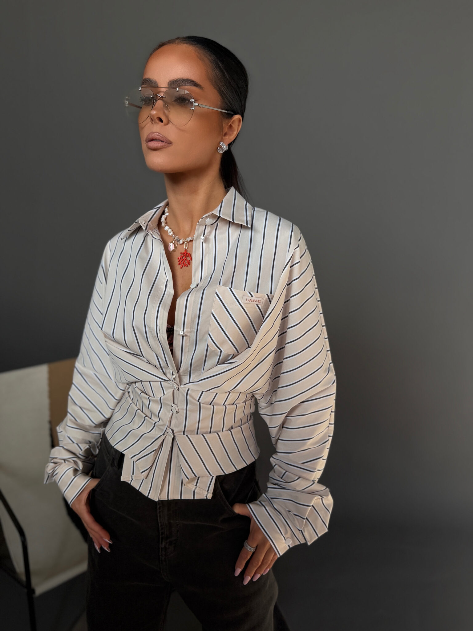 Koszula WHISPER beż - obrazek 13