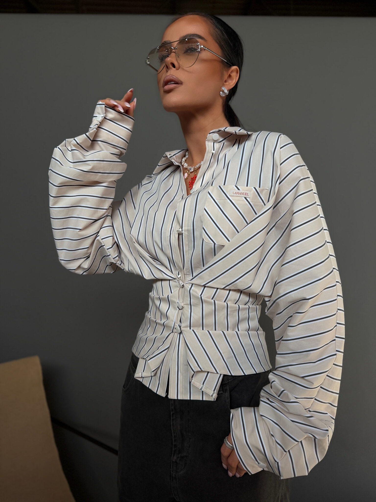 Koszula WHISPER beż - obrazek 8