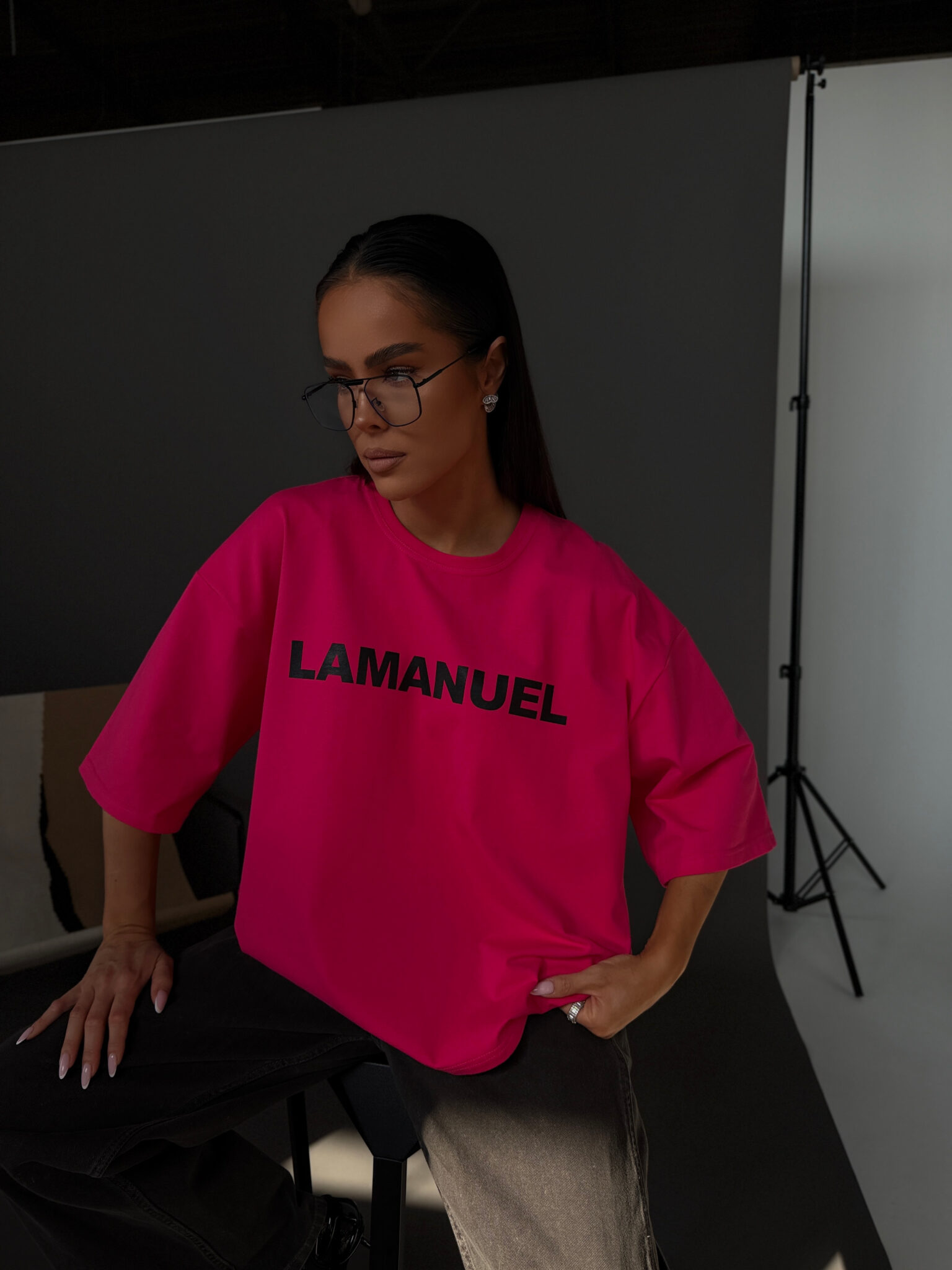 Tshirt BLANK fuksja - obrazek 6