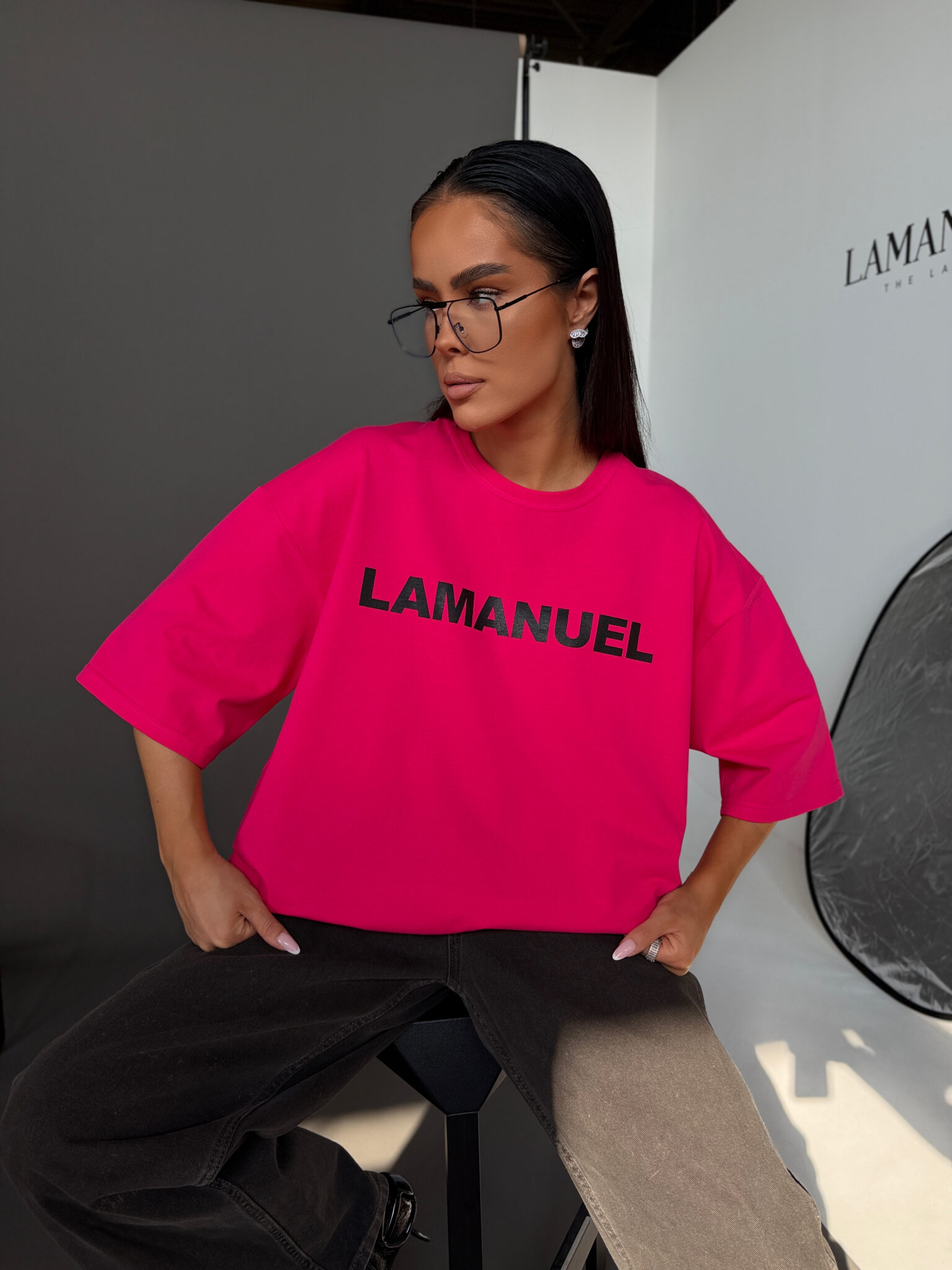 Tshirt BLANK fuksja - obrazek 5