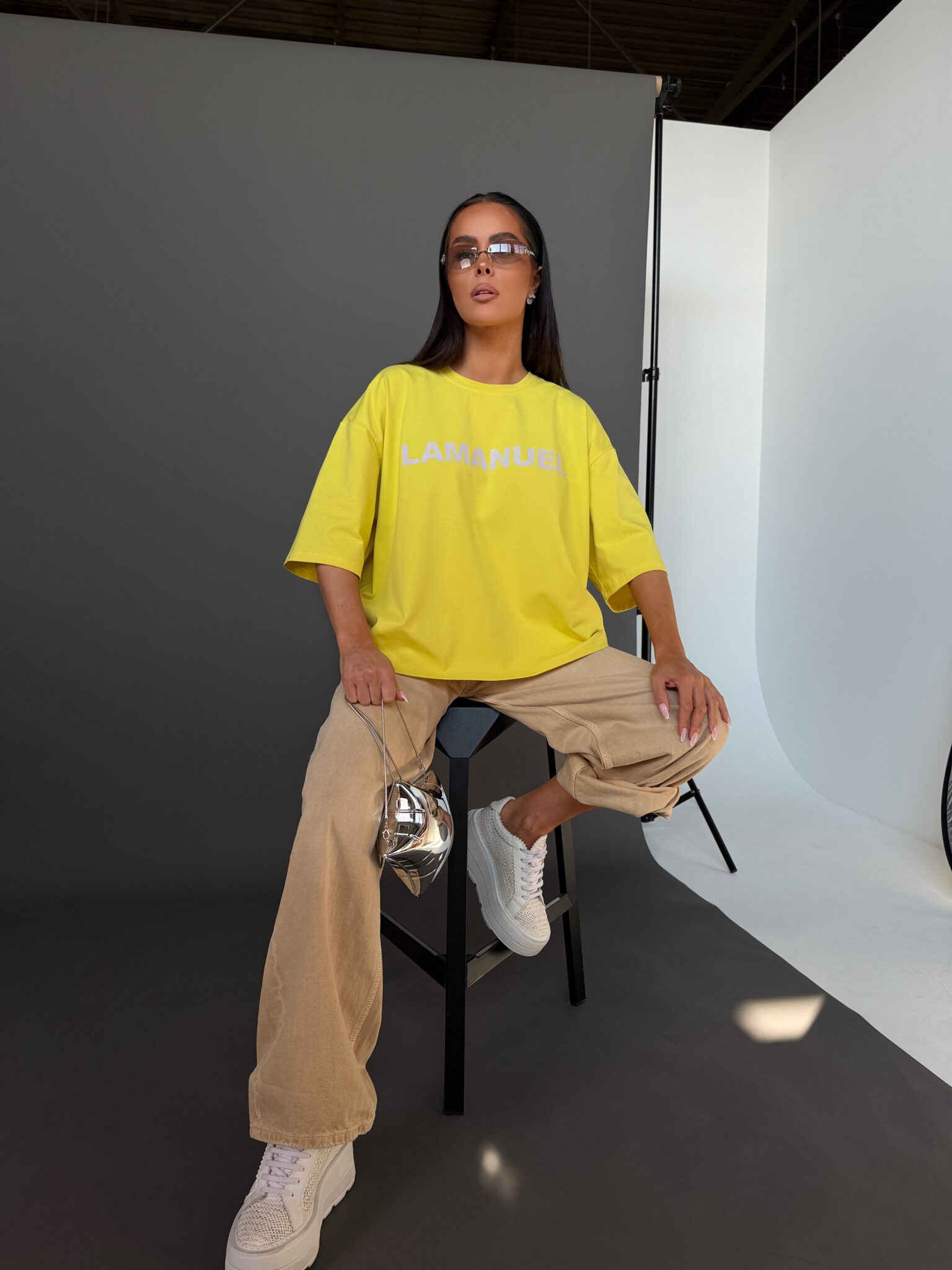 Tshirt BLANK żółty - obrazek 3