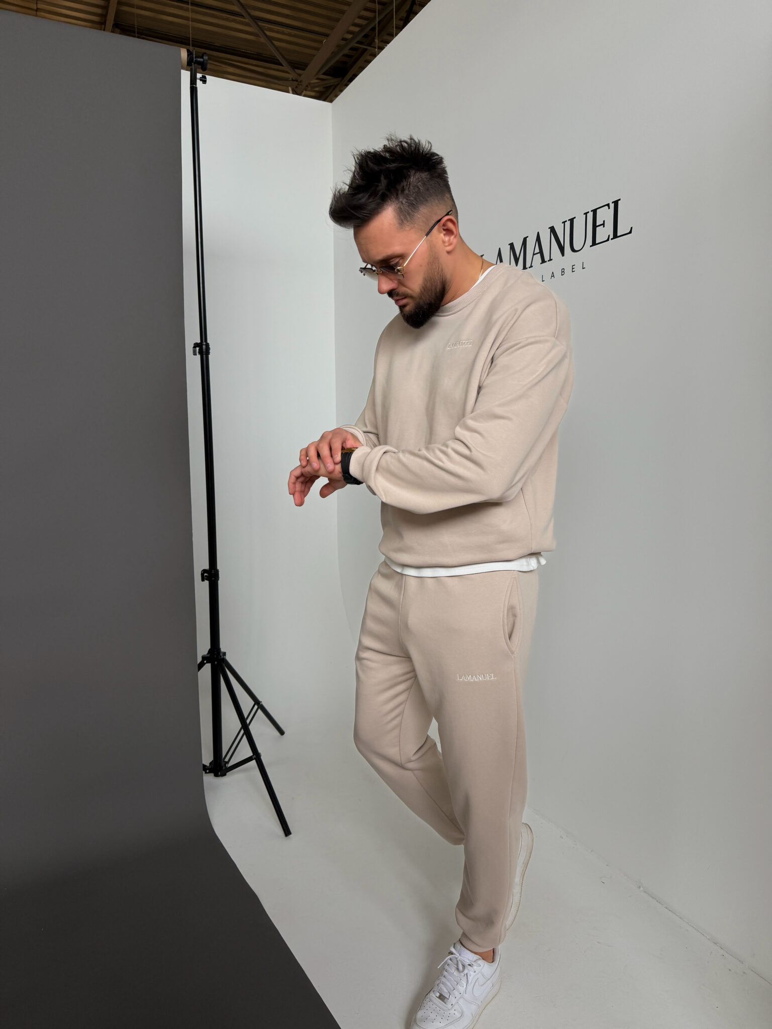 Komplet MEN beż - obrazek 6