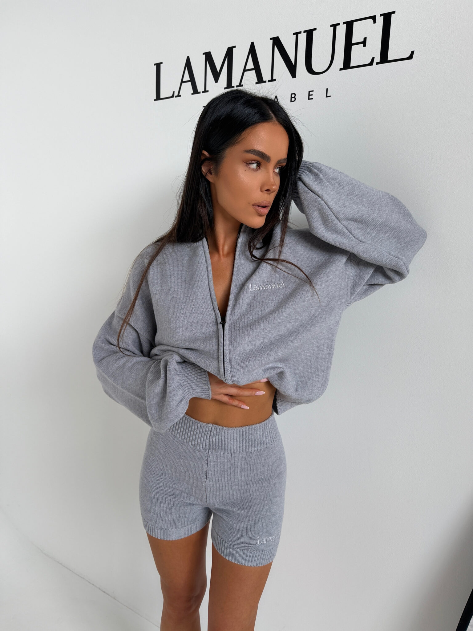 Komplet SOCIAL szary - obrazek 7