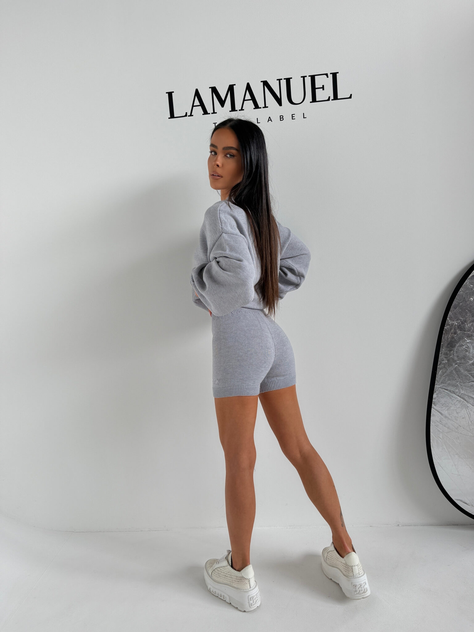 Komplet SOCIAL szary - obrazek 11