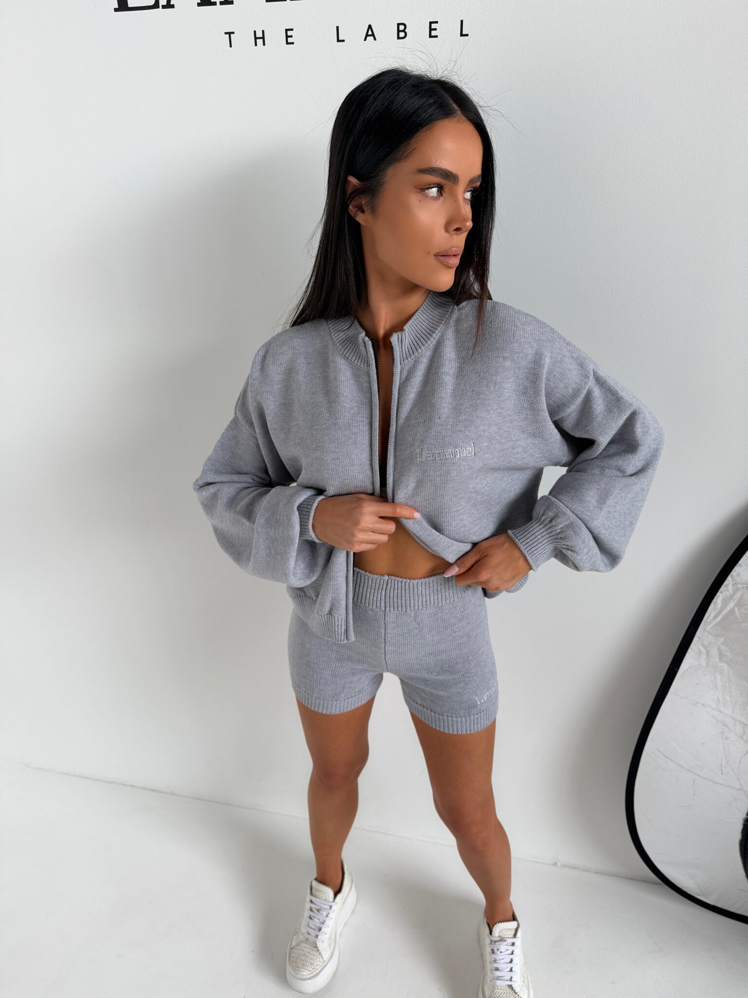 Komplet SOCIAL szary - obrazek 3