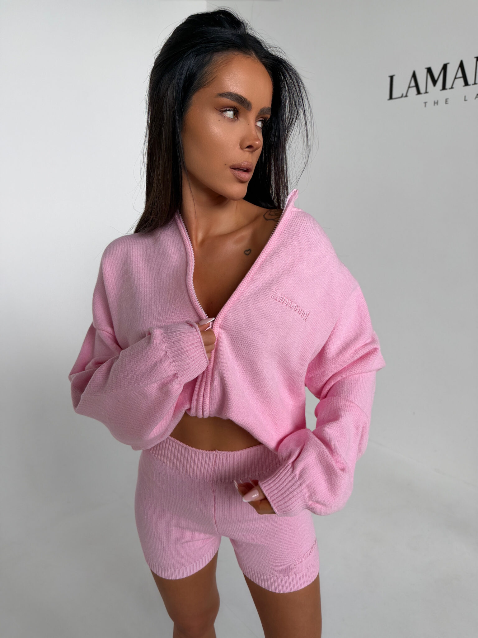 Komplet SOCIAL róż - obrazek 4