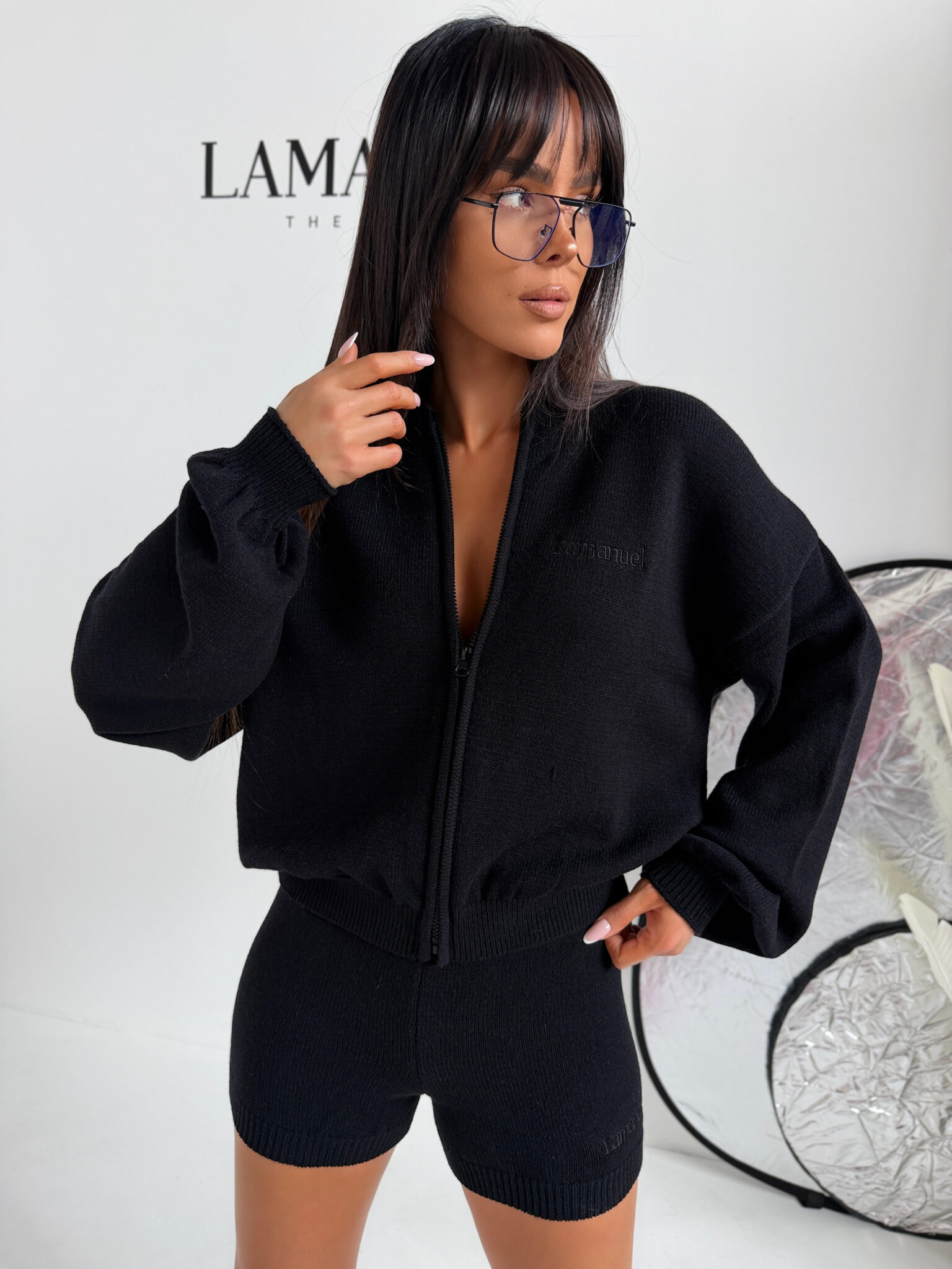 Komplet SOCIAL czarny - obrazek 5