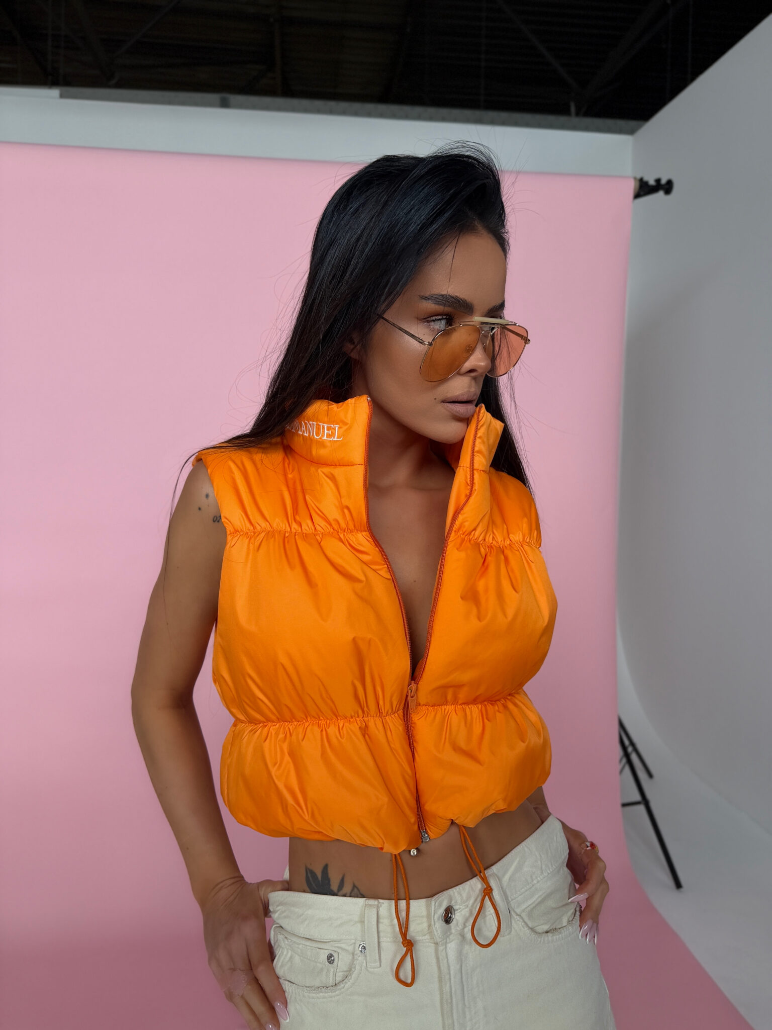 Kamizelka CLEAR pomarańcz