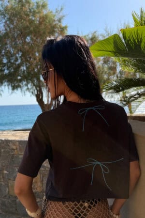 Tshirt RIVIERA czekolada - obrazek 5