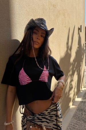 Tshirt RIVIERA czarny