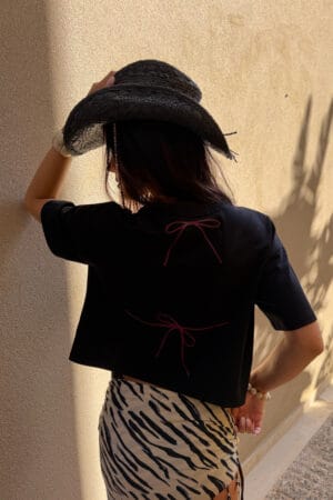 Tshirt RIVIERA czarny - obrazek 4